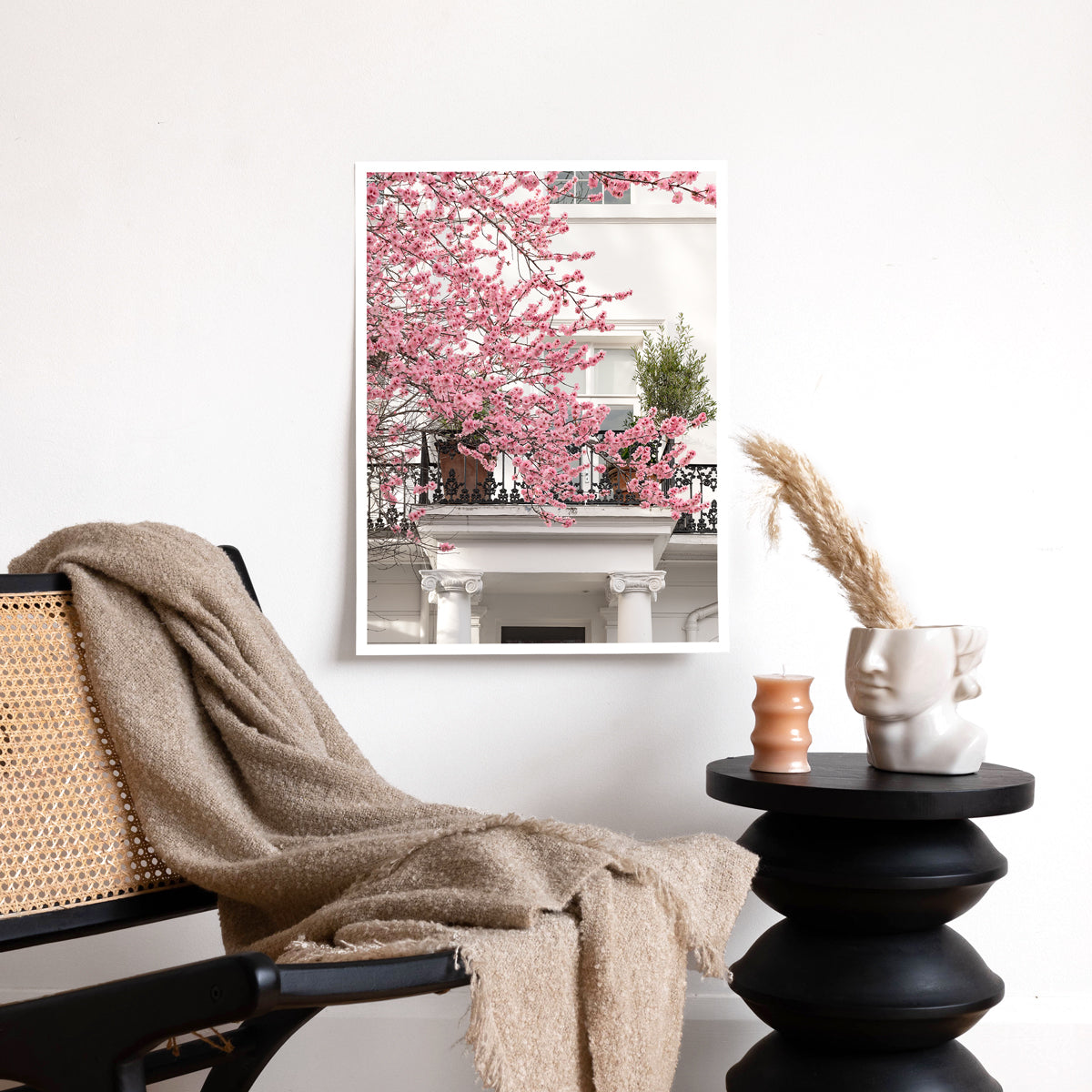 Blossom Balcony, Art Print